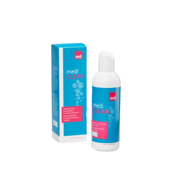 Medi Clean Pflege für Kompressionsstrümpfe 200 ml. | P920026<div class="copy-sku-container" data-sku-value="P920026">
                <span class="copy-sku-btn">
                    <span class="copy-button"></span>
                    <span class="msg">SKU kopiert</span>
                </span>
            </div> | Stutzstrumpfe.de